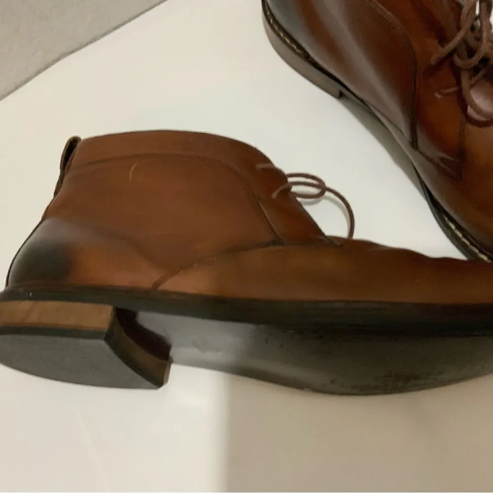 Cole Haan Kennedy Grand Chukka Boots Lace Up Brown Ankle Boots Men’s Size 11.5 M